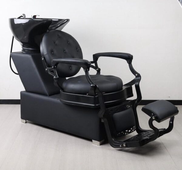 bac à shampoing black rétro