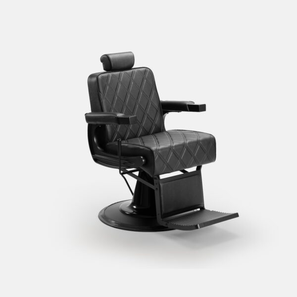 Fauteuil barbier noir