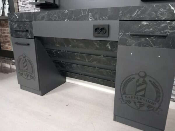 Barber One Gray - Mueble de Barbero – Image 4