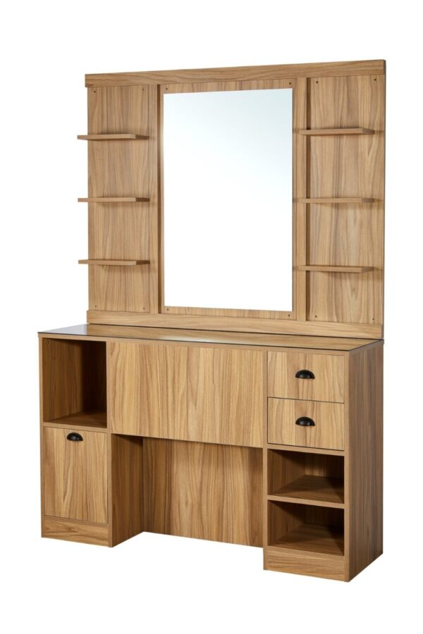 Circle Brown Claro - Mueble de Barbero (sin lavabo)
