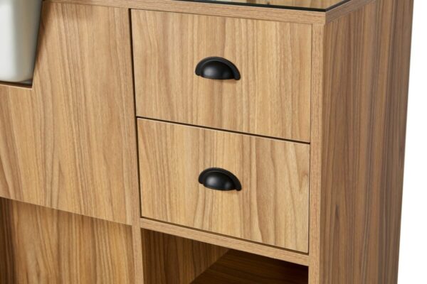 Circle Brown Claro - Mueble de Barbero (sin lavabo) – Image 3