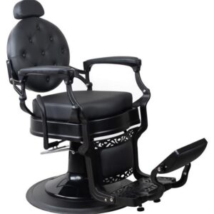 Le Full Black - Fauteuil de barbier