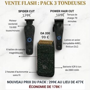 Pack 3 Tondeuses: Vente Flash
