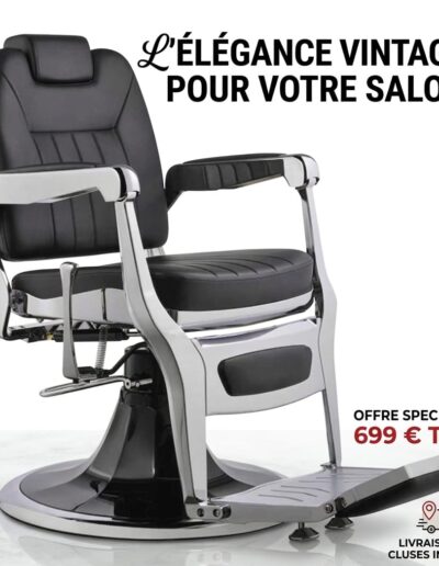 Fauteuil Barbier Élégance
