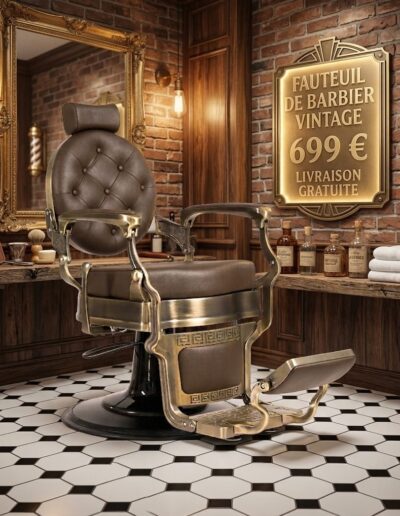 Fauteuil Barbier vintage